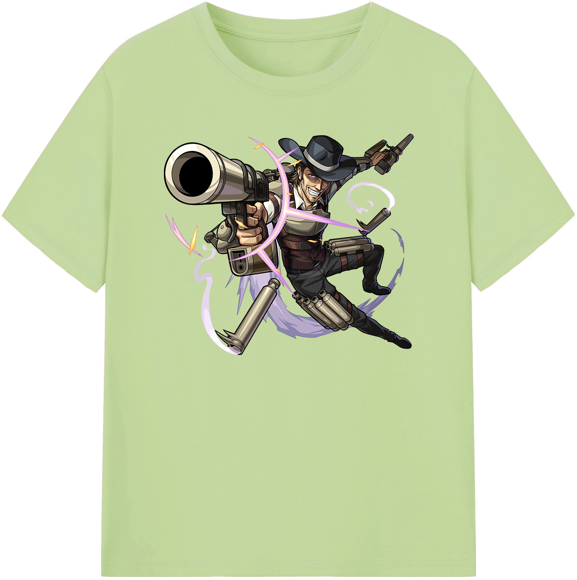 （画像用） 進撃の巨人 ケニー·アッカーマン Attack on Titan Kenny Ackerman 綿100％半袖Tシャツ（フロントプリント）